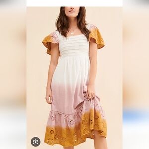 Forever That Girl  Ombre Dress with Lace Details. Size L